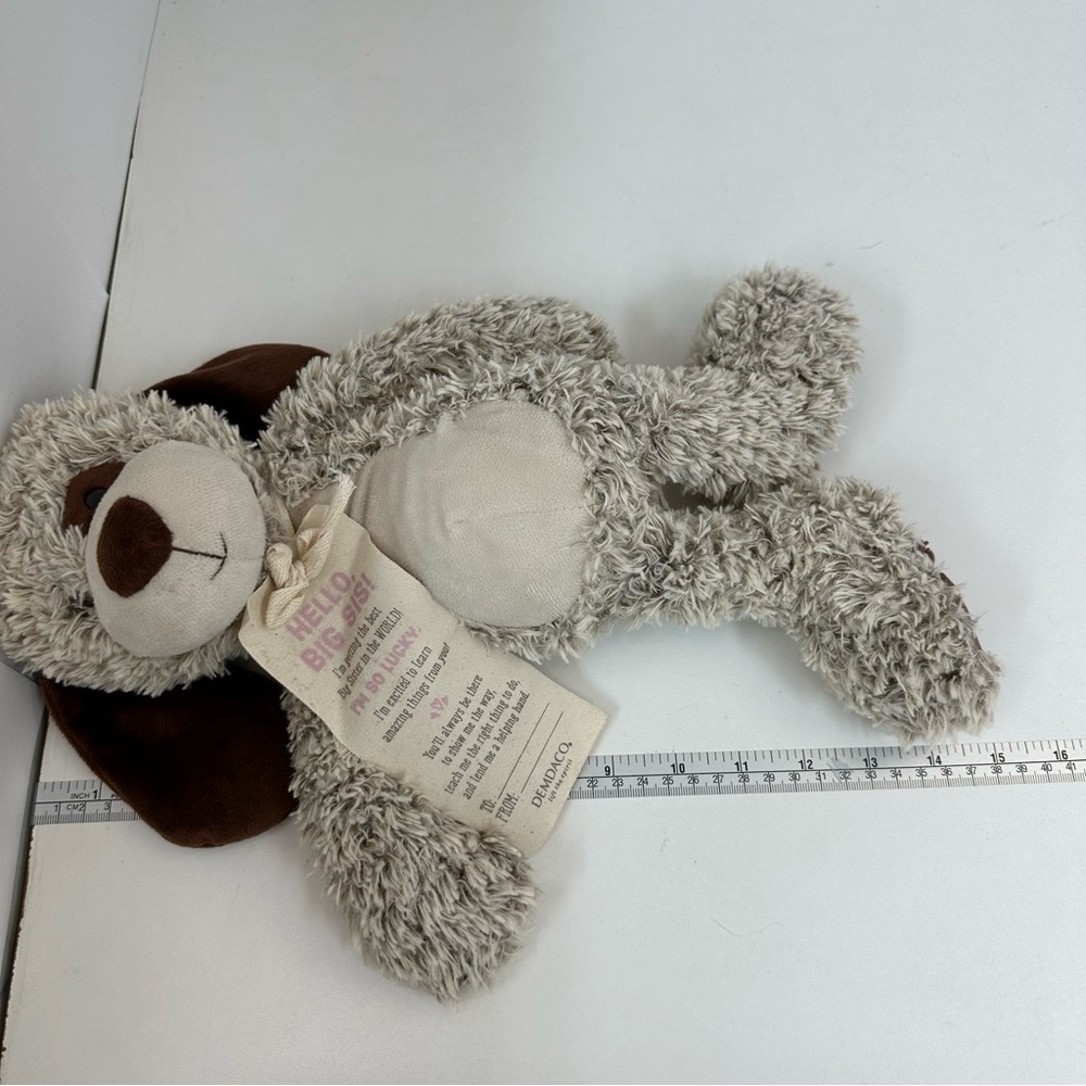 Demdaco Teddy Bear Plush Lift The Spirit Stuffed Animal Toy Hello Big Si… - Picture 7 of 15